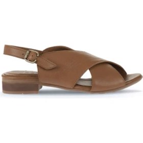 Resim Bueno Shoes Kahverengi Deri Kadın Topuklu Sandalet 01WA6400 01WA6400 
