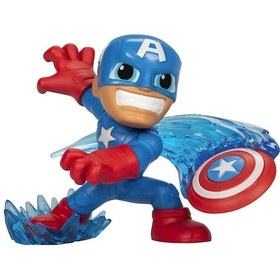 Resim Avengers Mighty Verse Aksiyon Figürleri Captain America G0069-g0095 