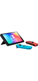 Resim Nintendo Switch OLED Oyun Konsol (Distribütör Garantili) Pal Kırmızı Mavi 