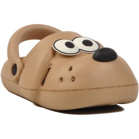 Resim WALKWAY Bej Unisex Çocuk Sabo Terlik Doggy F 