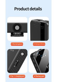 Resim Kablosuz Yaka Mikrofonu Tekli Mikrofon İphone 15 16 17 İle Uyumlu Type-c Portlu Telefon Pc Tablet Video Röportaj Canlı Vlog Kablosuz Mikrofon 1026 Sku: Smg8690010630537 