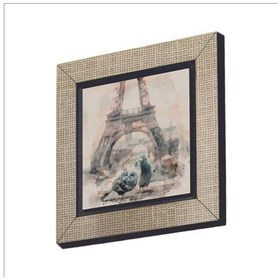 Resim Eyfel Kulesi Baskılı Mdf Magnet 7x7 93 