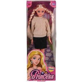 Resim Nilly Toys WG-115527 Kazaklı Örgü Saçlı Bebek 29 cm -Vardem Oyuncak 