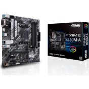 Resim Asus Prıme B550M-A Amd B550 Am4 DDR4 4400 Hdmı Dvı Vga Çift M2 Usb3.2 Argb Matx (Prıme B550M-A) Anakart 