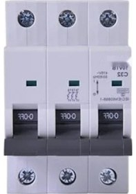 Resim Otomatik Sigorta - 10ka C Tipi, 3 Kutup, 32a 