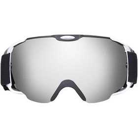 Resim Ankatek 201 Çift Katmanlı Buğu Önleyici Uv Önleyici Kayak Gözlüğü Kış Rüzgar Geçirmez Kayak Gözlüğü - Gümüş Qt 