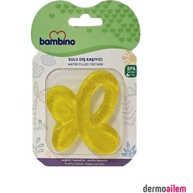 Resim Bambino Sulu Diş Kaşıyıcı Kelebek Figürlü Sarı 