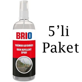 Resim Brio Yağmur Kaydırıcı Sprey 250 Ml 5'li Paket 