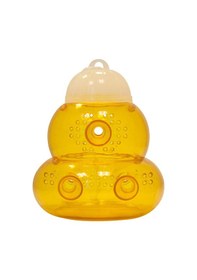 Resim Hangfox Sarı Plastik Arı Tuzağı - Dayanıklı Giriş Tünelleri İle Dışarı Uçamama Özelliği, Bahçe Ve Ağaçlarda Kullanıma Uygun, Kimyasız Ve Temiz 