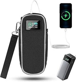 Resim Casmilee Anker 737/735/736/717 USB-C taşınabilir akü şarj cihazı, evrensel seyahat aküsü torbası, Anker akü şarj cihazı aksesuarı - sadece kılıf 