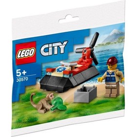 Resim LEGO® 30570 City Vahşi Hayvan Kurtarma Hoverkraftı 35 Parça 