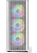 Resim Powerboost X-12w Usb 3.0 Mesh 4 X Argb Fanlı Beyaz Kasa Psu Yok 