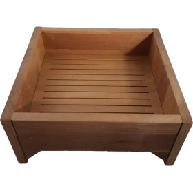 Resim Woodlife Otel Açık Büfeleri Için Ahşap Ekmeklik 3 'lü Set 