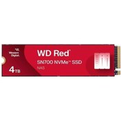 Resim WD 4TB RED SN700 WDS400T1R0C-68BDK0 3400-3100MB/s M2 NVME GEN4 NAS DİSKİ 