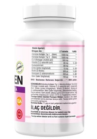 Resim Ncs Type 1-3 Balık Kolajen Cla Biotin 180 Tablet Çinko Collagen 