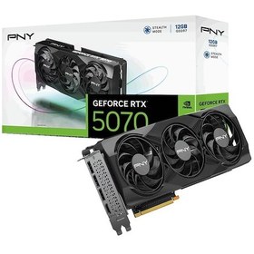 Resim Pny Geforce Rtx 5070 12gb Gddr7 Ekran Kartı Vcg507012tfxpb1 Aeae1pny0052 