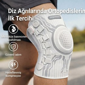 Resim Ergomedx™ - Akıllı Diz Desteği - 2XL (105-150 kg) / Siyah / Sol 