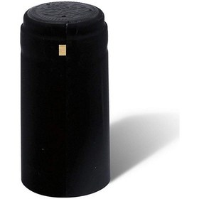 Resim 100 Adet Kapşon Siyah 30.5-60 Mm Şarap Şişesi Kapatma 