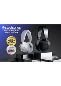 Resim Steelseries Arctis Nova 7p Gen2 Kablosuz Magenta Gaming Kulaklık 