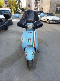 Resim Motocam Rks Bitter 125 Siperlik Ön Cam 2022 2024 Model 43cm Siyah Renkli 4mm Aparat Gönderilmeyecek 