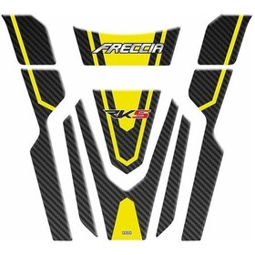 Resim Rks Freccia 150 Cc 2022 - 2024 Uyumlu Tank Pad Set 006 Çok Renkli 