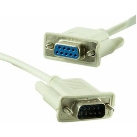 Resim 1.5 Metre 9 Pin Seri Rs232 Com Port Dişi Erkek Kablo Rs 232 