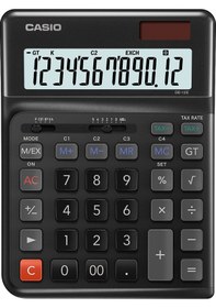 Resim Casio DE-12E-BK 12 Haneli Masaüstü Hesap Makinesi 