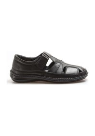 Resim Fast Step Hakiki Deri Erkek Klasik Sandalet 662ma119b 001 