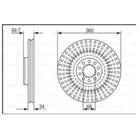 Resim Fren Diski Ön Phaeton 02 / A6 04 11 A8 03 10 Havalı 360mm 4e0615301a 4e0615301g 4e0615301p 