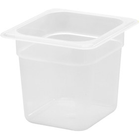 Resim Polipropilen GN 1/6 Küvet - Yarı Saydam - Yükseklik: 150 mm | CAMBRO - (6 adet) 