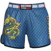 Resim DO-SMAI Dijital Baskılı Sanda Ejder Fitness Boks Muay Thai Antrenman Şortu Spor Şort Vss260 