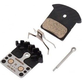 Resim Shimano Xtr J04C Ice-Tech Disk Fren Balatası Metal Siyah - Yeşil 