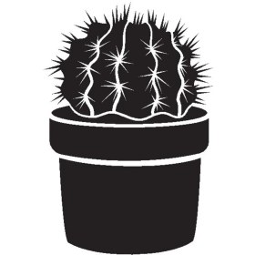 Resim Saksı Çiçeği Kaktüs (Tip 6) 60X90 cm Lcst [lcst] 