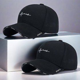 Resim 2 Adet Vintage Tarzı "ANNEMARIE SPORTS" Nakışlı Beyzbol Şapkaları, Polyester, Güneş Koruma, Çiftler İçin Ayarlanabilir Uyum, İlkbahar & Sonbahar Günlük Giyim İçin İdeal 