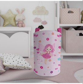 Resim Mekta Home Bebek Ve Çocuk Odası Peri Kız Desenli Oyuncak Sepeti Renkli Çok Renkli 