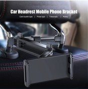 Resim Pazly Araç Koltuğu Başlığına Takılabilir 360 Derece Dönebilir Laptop Ve Telefon Askısı 