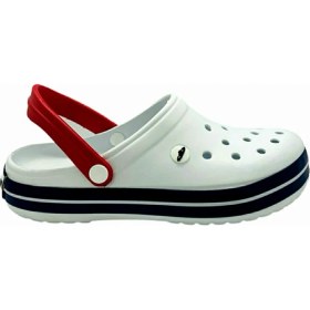 Resim Akınalbella bella Doremor Tomy Beyaz Sabo Crocs Modeli Terlik Hastane Terliği Hemşire Doktor Terliği 