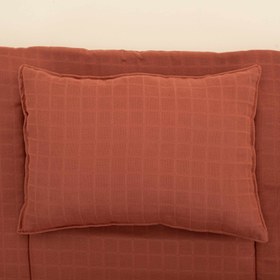 Resim Alt Açma Matı ve Yastık - Koyu Kiremit Müslin 