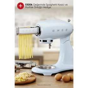 Resim Smeg SMF03PBEU Pastel Mavi 4.8 Litre Stand Mikser 