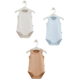 Resim Caramell 3'lü Atlet Body Be1509 Açık Gri 