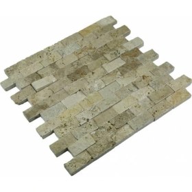 Resim Markataş 2,5x5cm Rustik Traverten Patlatma Mozaik 