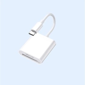 Resim Mettzchrom iphone 15 / 16 Serilerine Uyumlu Type-C Sd Micro Sd Hafıza Kart Okuyucu 