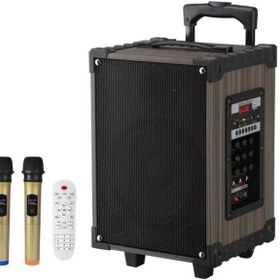 Resim PUANDORG Sonia Lt-910 Şarjlı Hoparlör - Çift Mikrofonlu - 3 Jak Girişli Bluetooth ( +Hediyeler) 