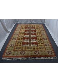 Resim Zehra Abla Halı Yeni 7m2 El Dokuma Modern Zarif Çiçekli Bozalan Milas Yün Halı 5687 Renkli 