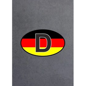 Resim Sticker Usta Almanya D Sticker Araba Oto Motosiklet Karavan Etiket 02176 