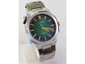 Resim Curren Çelik Kordonlu, Kadranı Yeşil, Su Geçirmez, 2 Yıl Garantili Erkek Kol Saati 