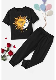 Resim Çocuk Larks' Tongues İn Aspic Alt - Üst Eşofman Takımı Siyah 