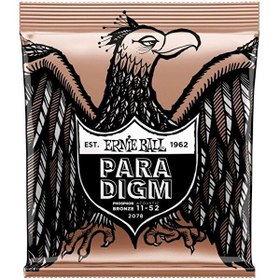 Resim Ernie Ball P02078 Paradigm Light Fosfor Bronz 11-52 Akustik Gitar Tel Seti 