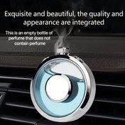 Resim Elegant Empty Perfume Bottle with Vent Clip - Dolumlu Araba Difüzörü, Araba Dekorasyonu için Hava Temizleyici, Dahil Olmayan Koku, Kişiselleştirilmiş Araba İçi için Mükemmel, Araba Dekorasyonları 