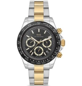 Resim Rms Zeitmeister Rms.1.ag1539.05 Tüm Fonksiyonları Aktif Kristal Camlı Metalik Renk Erkek Kol Saati 